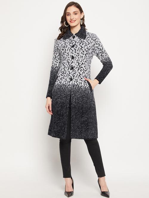 women multi colored wool blend cardigan - 20506929 - Standard Image - 0