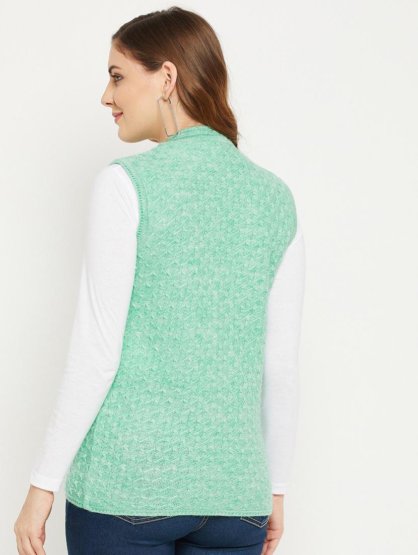 women ai aqua sleeveless cardigan - 20507033 - Standard Image - 3