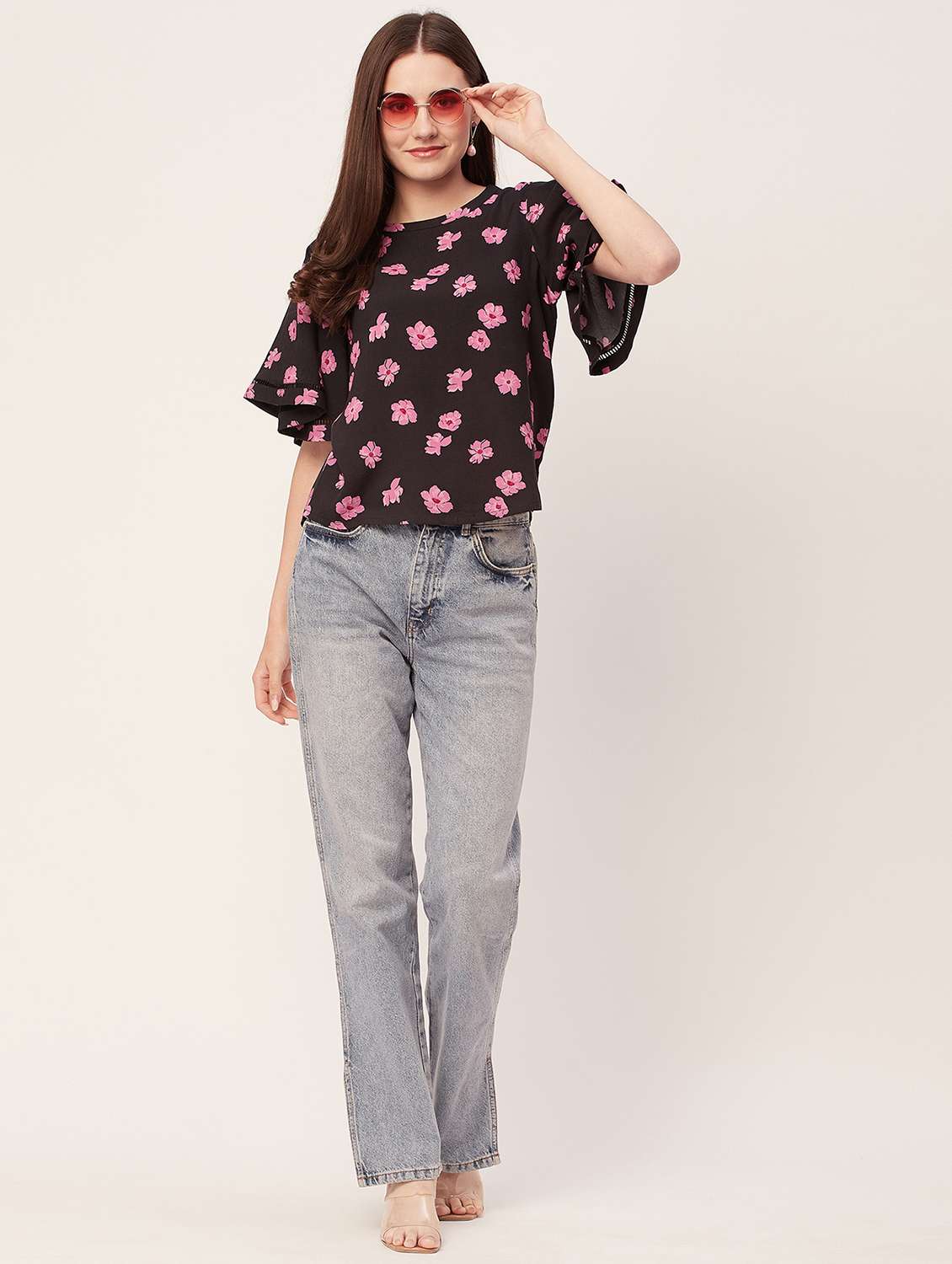 women multi color polyester regular top - 20508839 -  Standard Image - 3