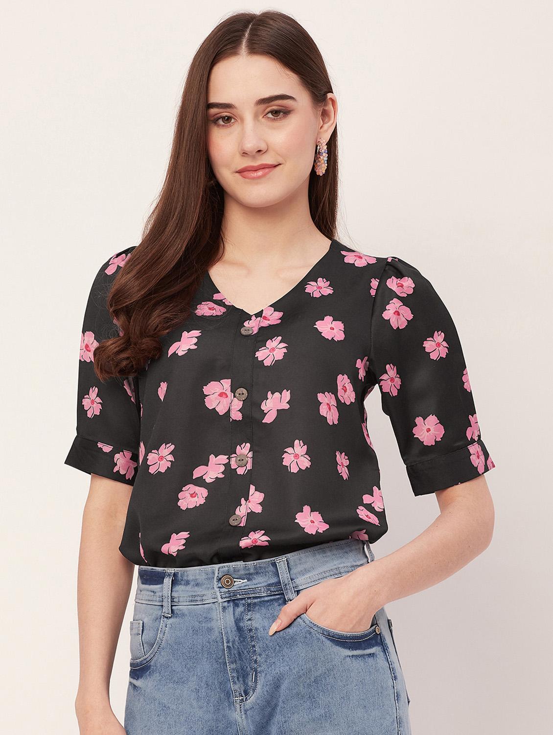 women floral printed regular top - 20508884 -  Zoom Image - 0
