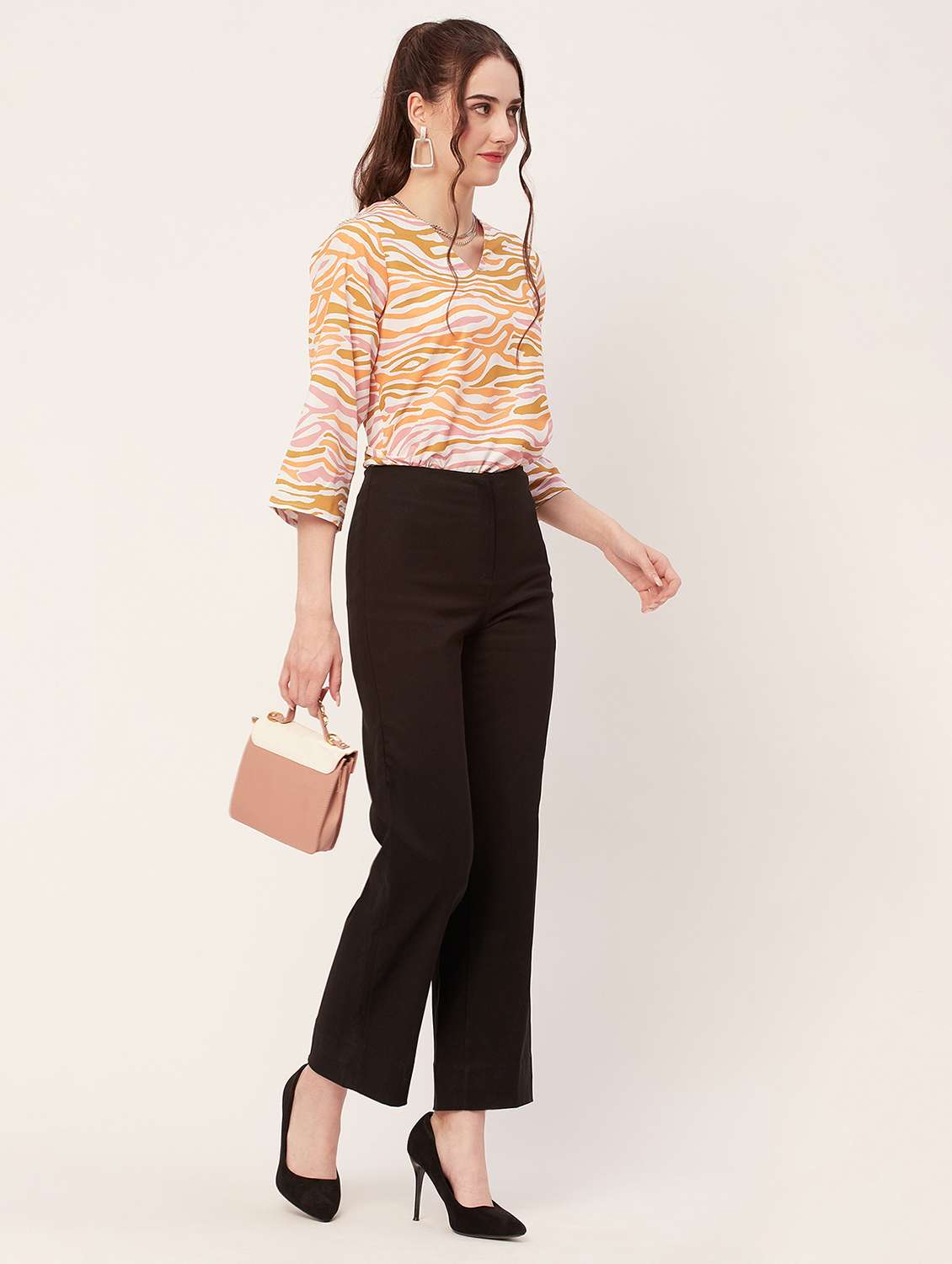 women animal printed regular top - 20508913 -  Standard Image - 3