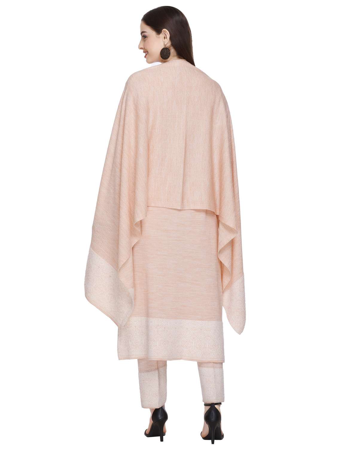 women self design wool suit set with dupatta - 20509512 - Standard Image - 5