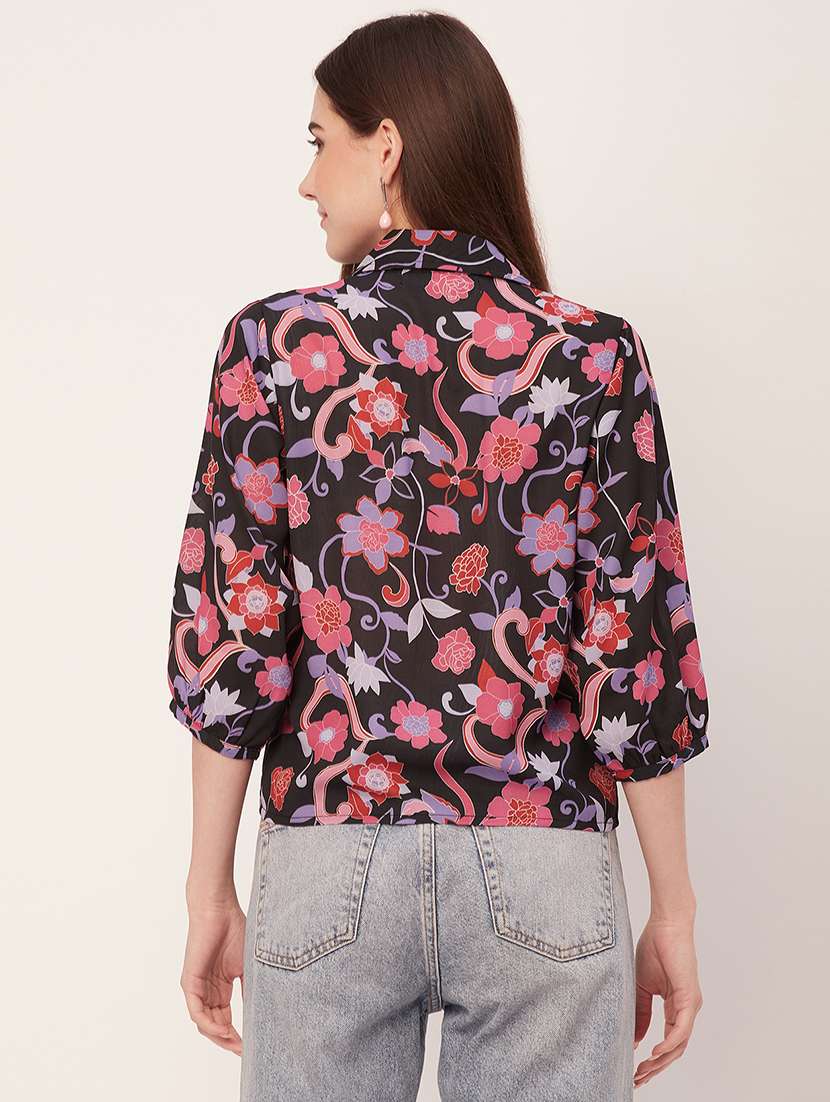 women printed regular shirt - 20509535 -  Standard Image - 3