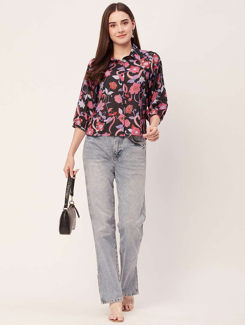 women printed regular shirt - 20509535 -  Standard Image - 5