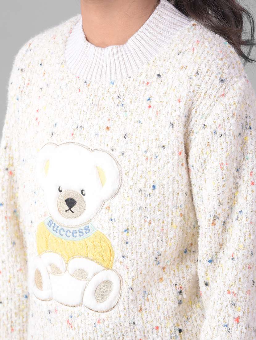 girls long sleeve self-designed sweater  - 20509850 -  Standard Image - 5