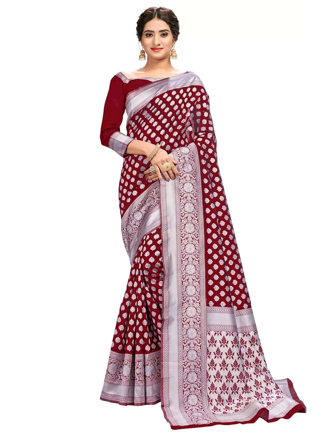 women's banarasi saree - 20510058 -  Zoom Image - 0