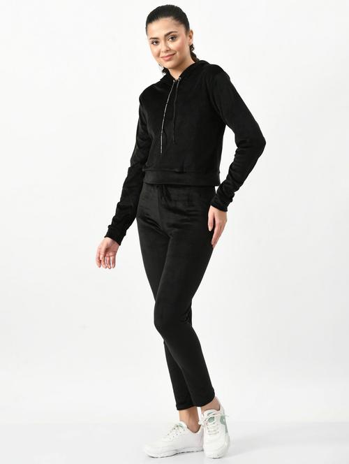 black cotton blend sweatshirt - 20510292 - Standard Image - 0