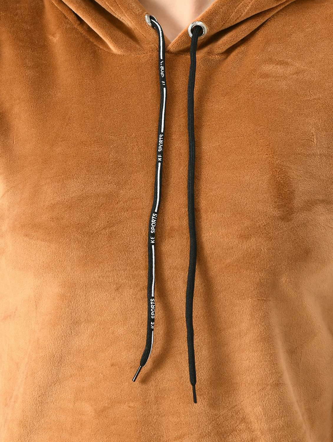 brown cotton blend hoodies sweatshirt - 20510303 -  Standard Image - 3