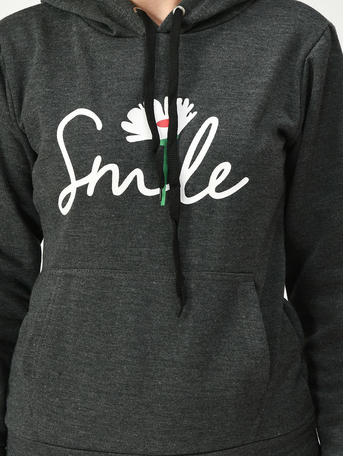 printed hood neck sweatshirt - 20510330 - Standard Image - 5