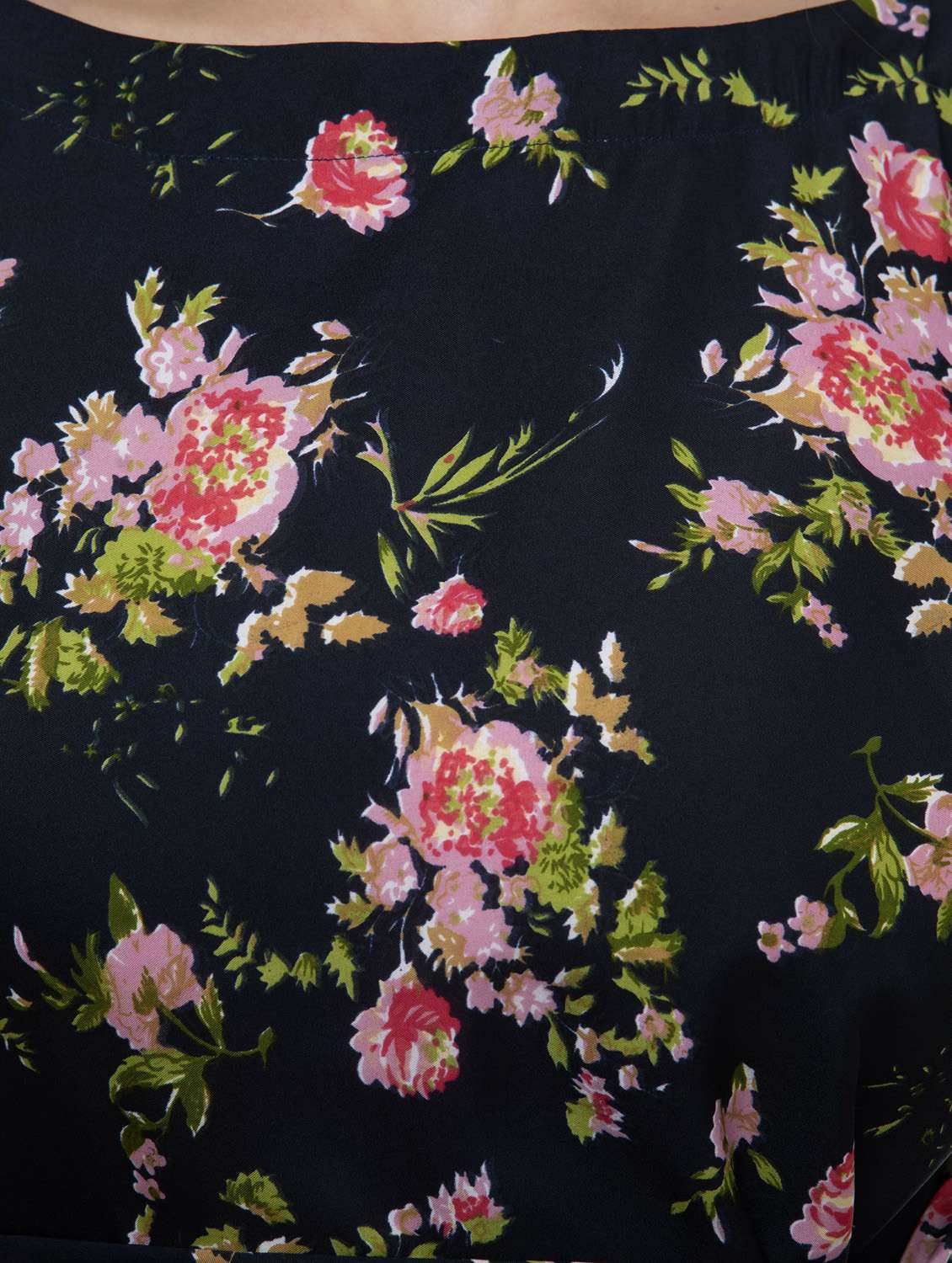 women floral print waist tie  top - 20510386 -  Standard Image - 5