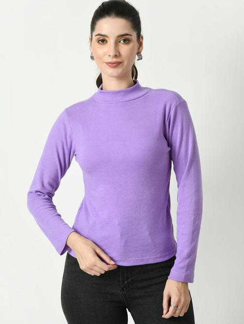 women solid long sleeves top - 20510592 - Standard Image - 0
