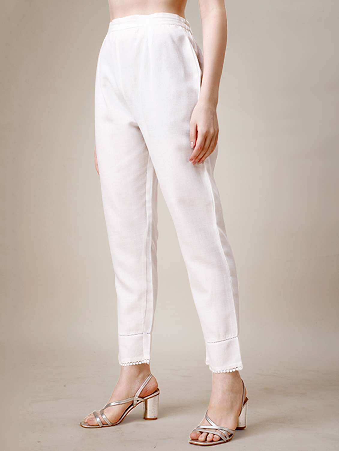 yellow cotton blend kurta pant  set - 20511162 -  Standard Image - 3