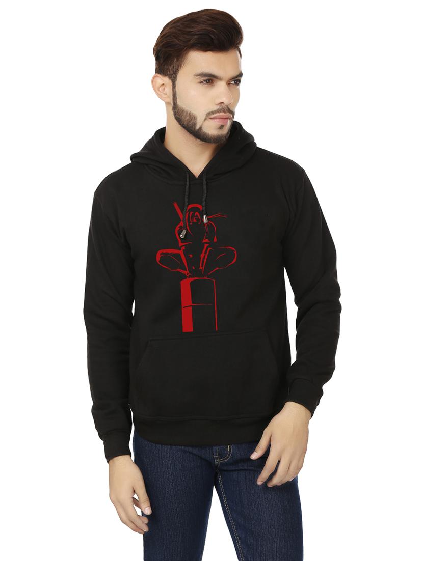 men front print hooded sweatshirt - 20511554 - Zoom Image - 0