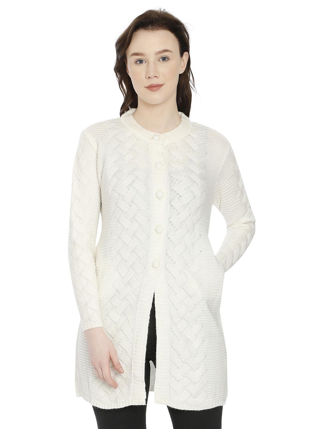 women self design woollen cardigan - 20512231 - Zoom Image - 0