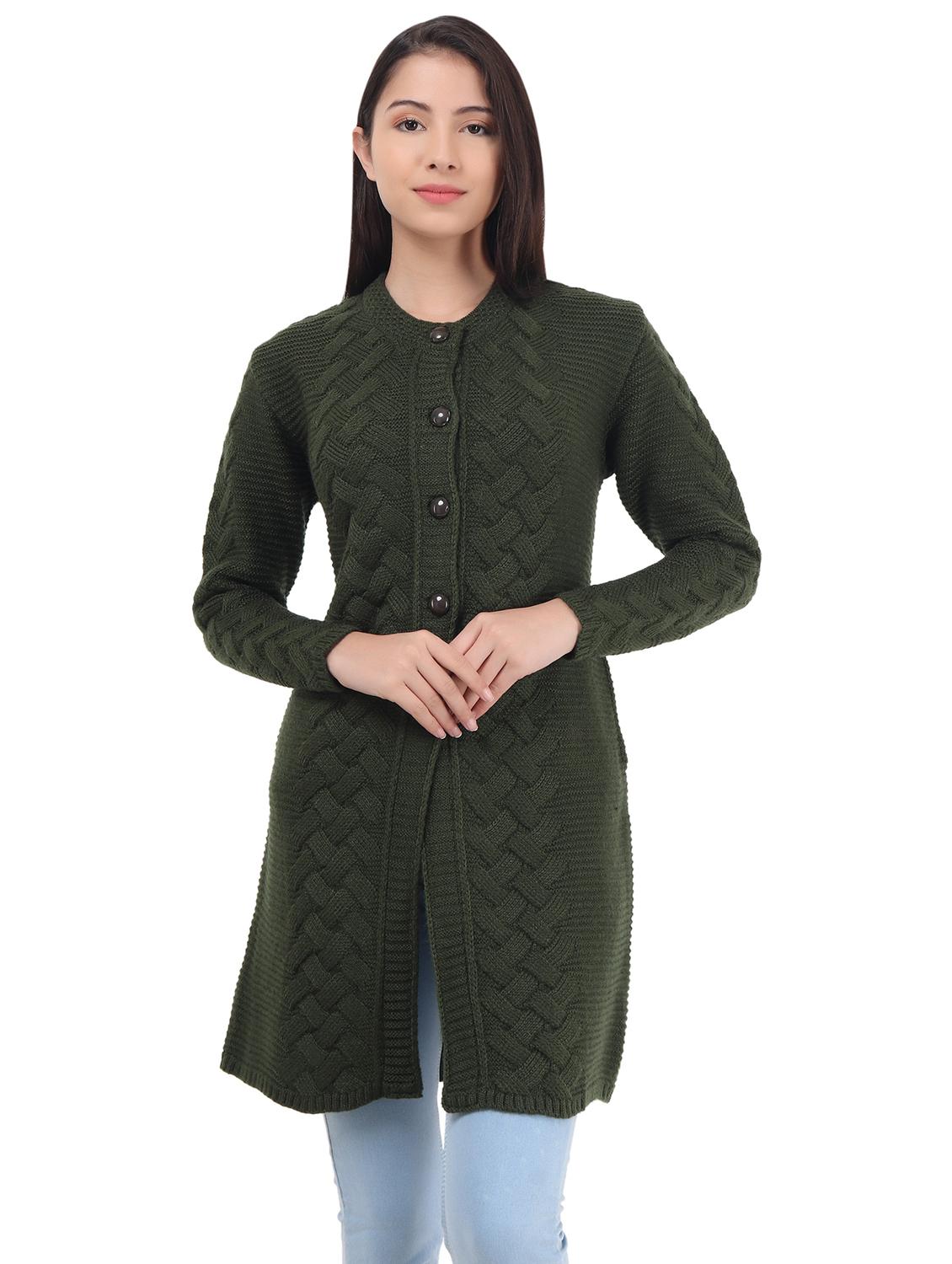 women self design woollen cardigan - 20512232 -  Zoom Image - 0
