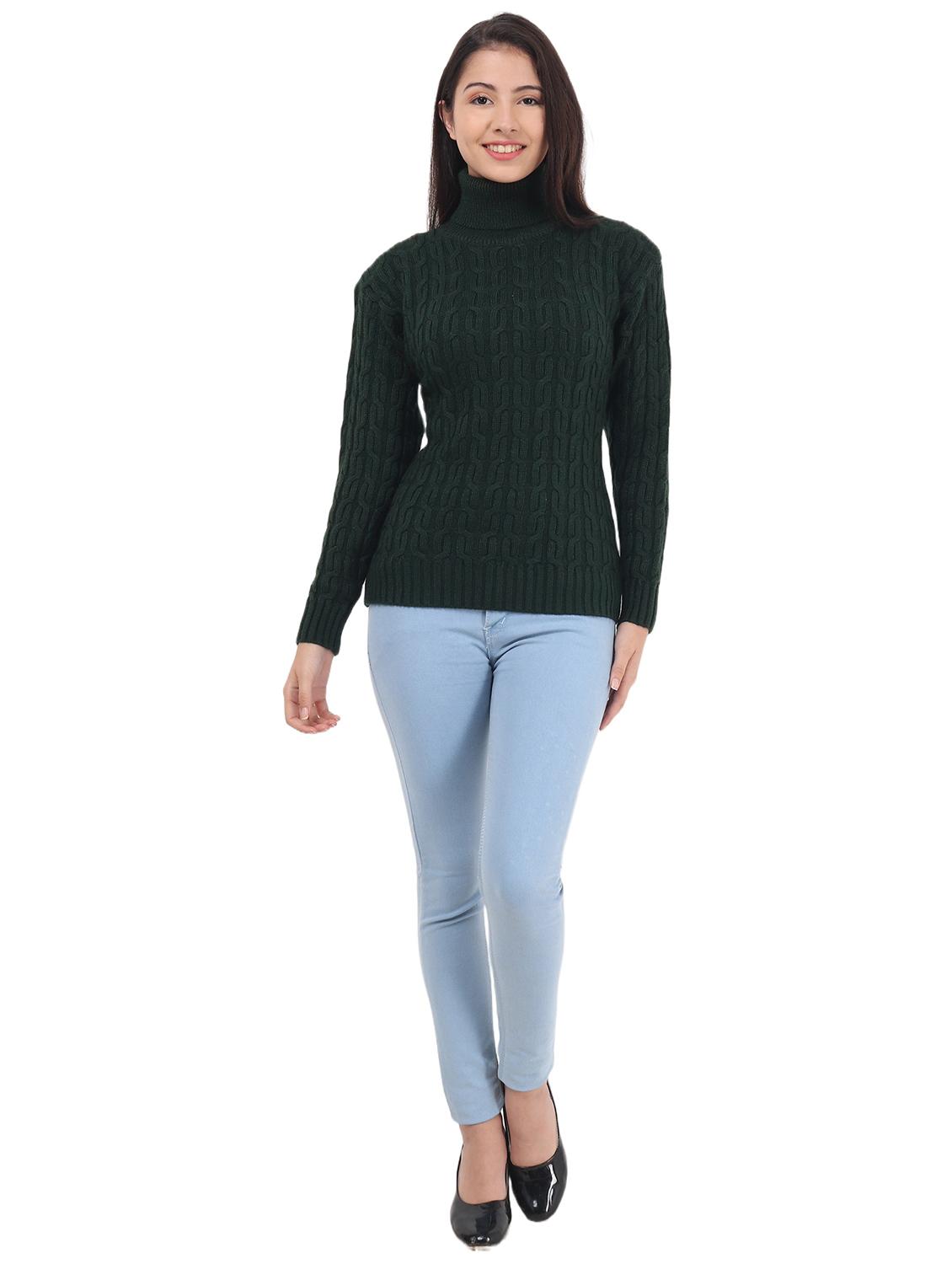 women self design long sleeve pullover - 20512254 - Standard Image - 3