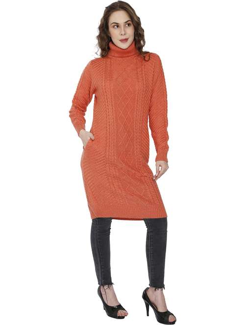 women knitted dress - 20512272 - Standard Image - 0