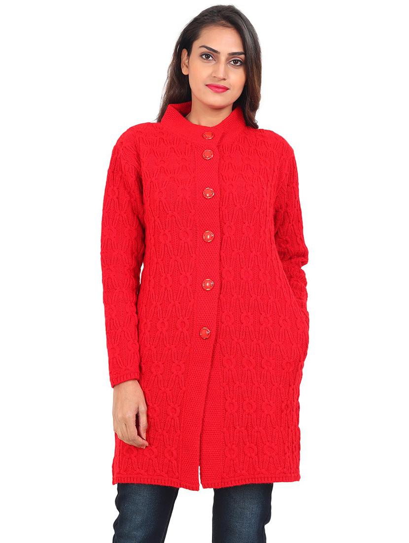 women self design woollen cardigan - 20512274 -  Zoom Image - 0