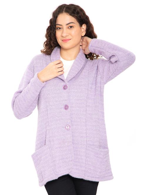 women woollen cardigan - 20512302 - Standard Image - 0