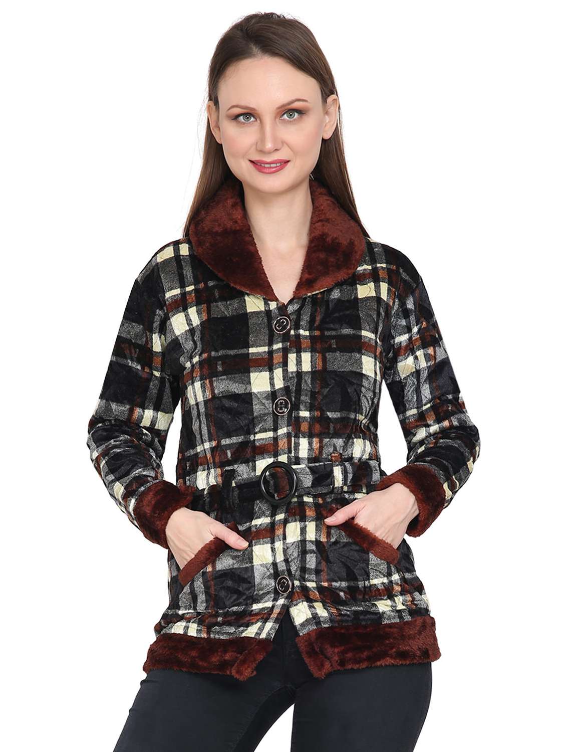 women multi color long sleeves cardigans - 20512342 - Zoom Image - 0