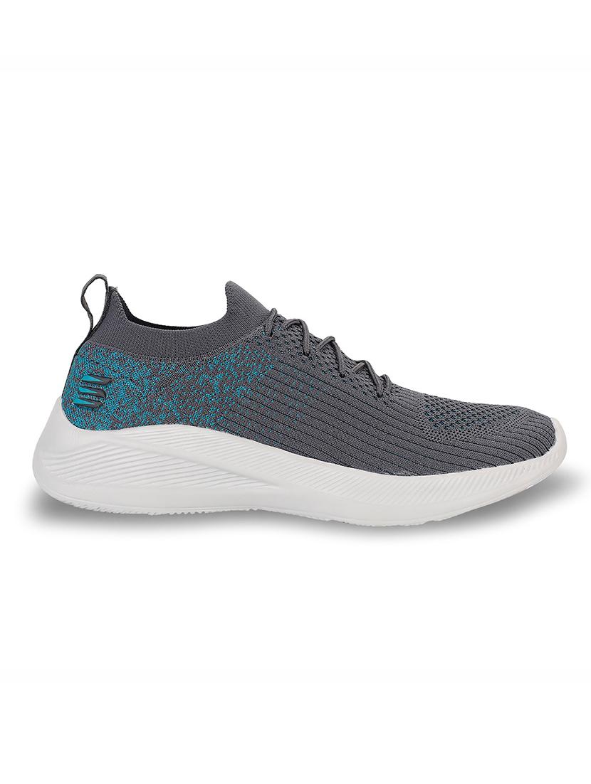 men self designed grey lace up sport shoe - 20512874 - Zoom Image - 0