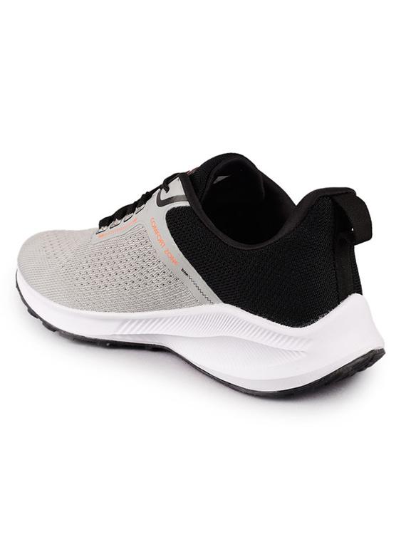 men color block grey lace up sport shoe - 20512889 - Standard Image - 3