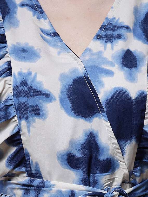 women white tie-dye a-line dress - 20512993 -  Standard Image - 3