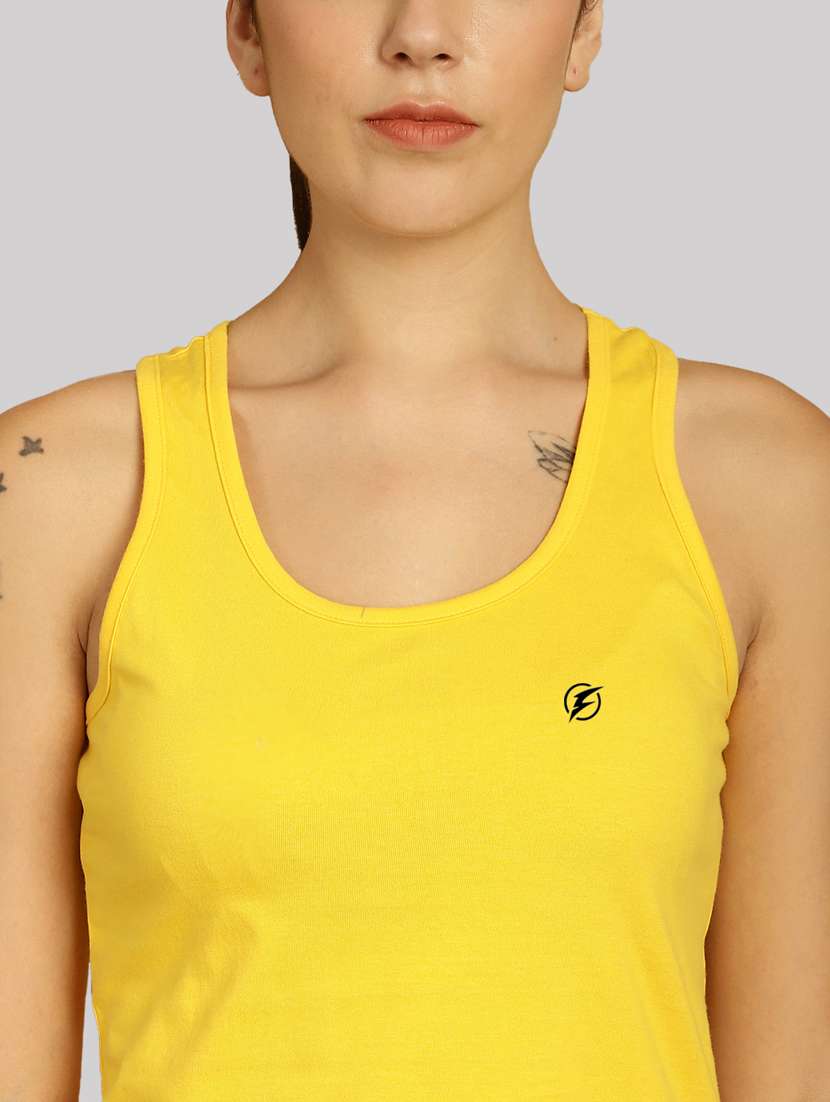 women solid tank top - 20517585 - Standard Image - 5