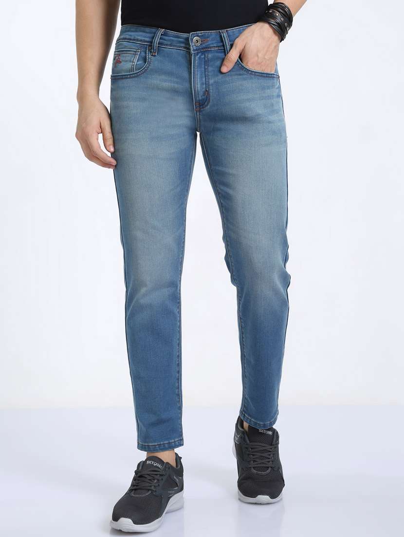 mens slim fit plain jeans