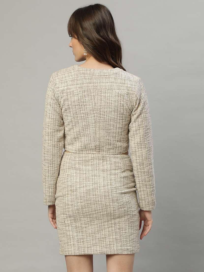 women self designed top and skirt co-ord set - 20519699 -  Standard Image - 3