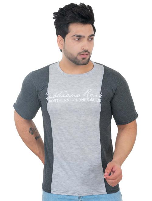 grey polyester tshirt - 20519719 -  Standard Image - 0