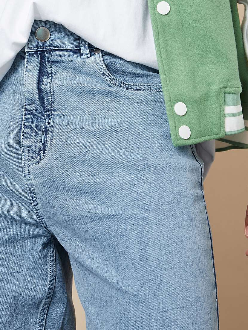 mens relaxed fit plain jeans - 20519935 -  Standard Image - 3