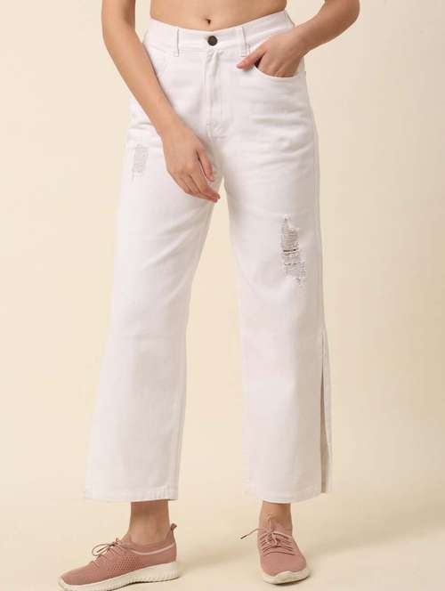white denim jeans - 20521495 -  Standard Image - 0