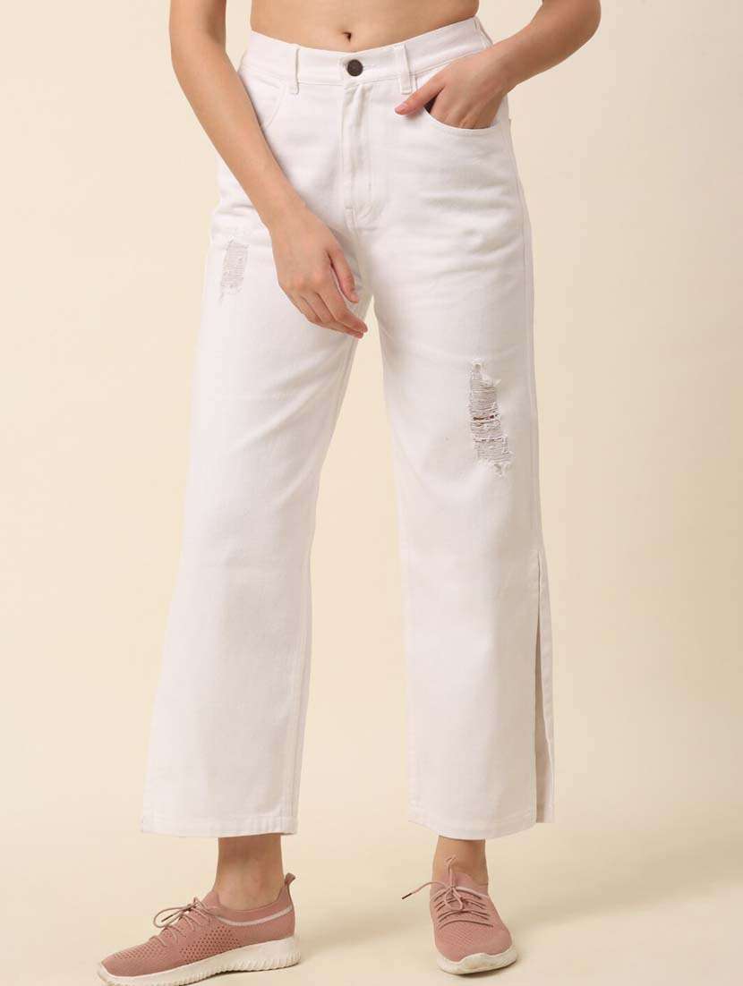 white denim jeans - 20521495 -  Zoom Image - 0