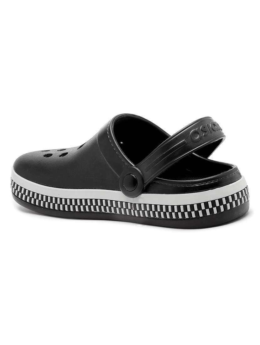men black back strap clog - 20522054 -  Standard Image - 3