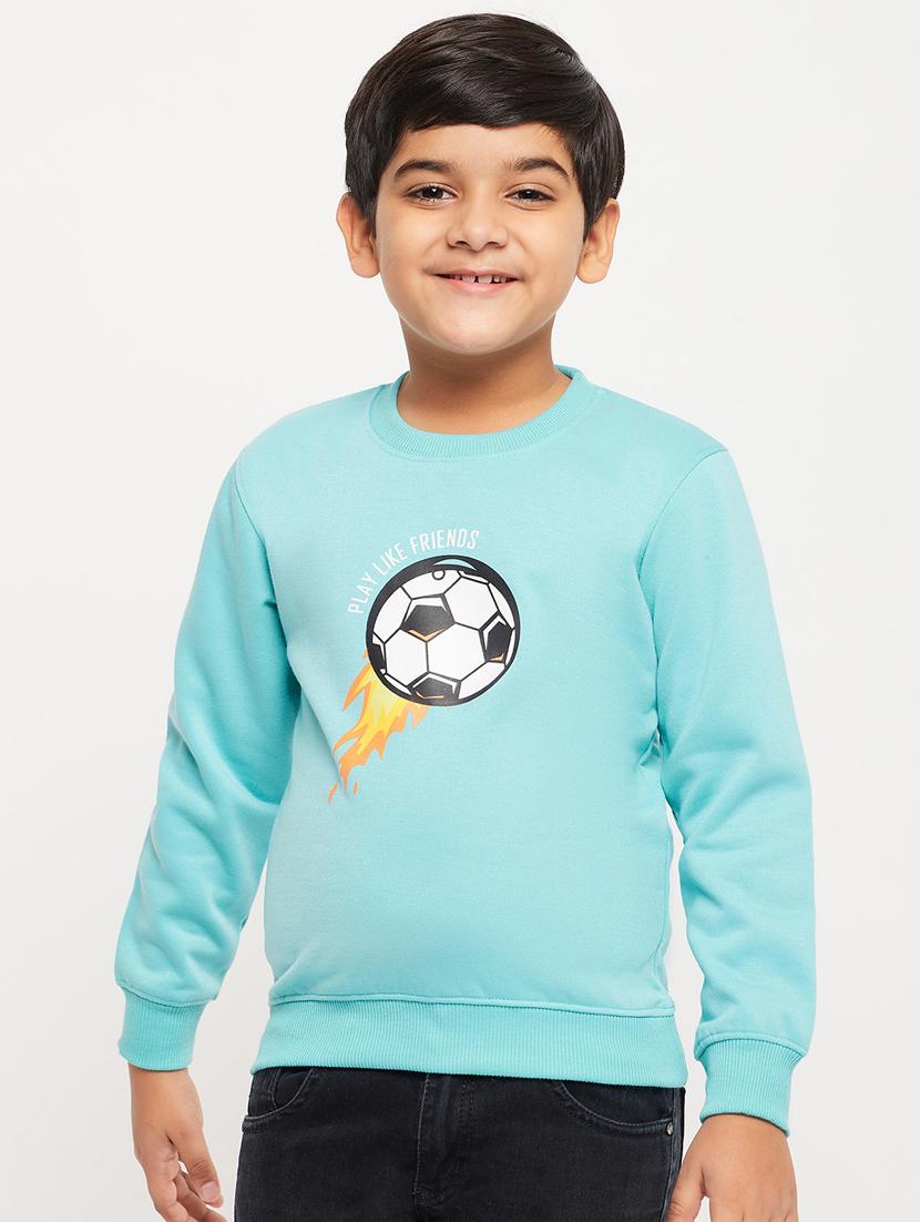 boys long sleeved front print sweatshirt - 20522061 -  Zoom Image - 0