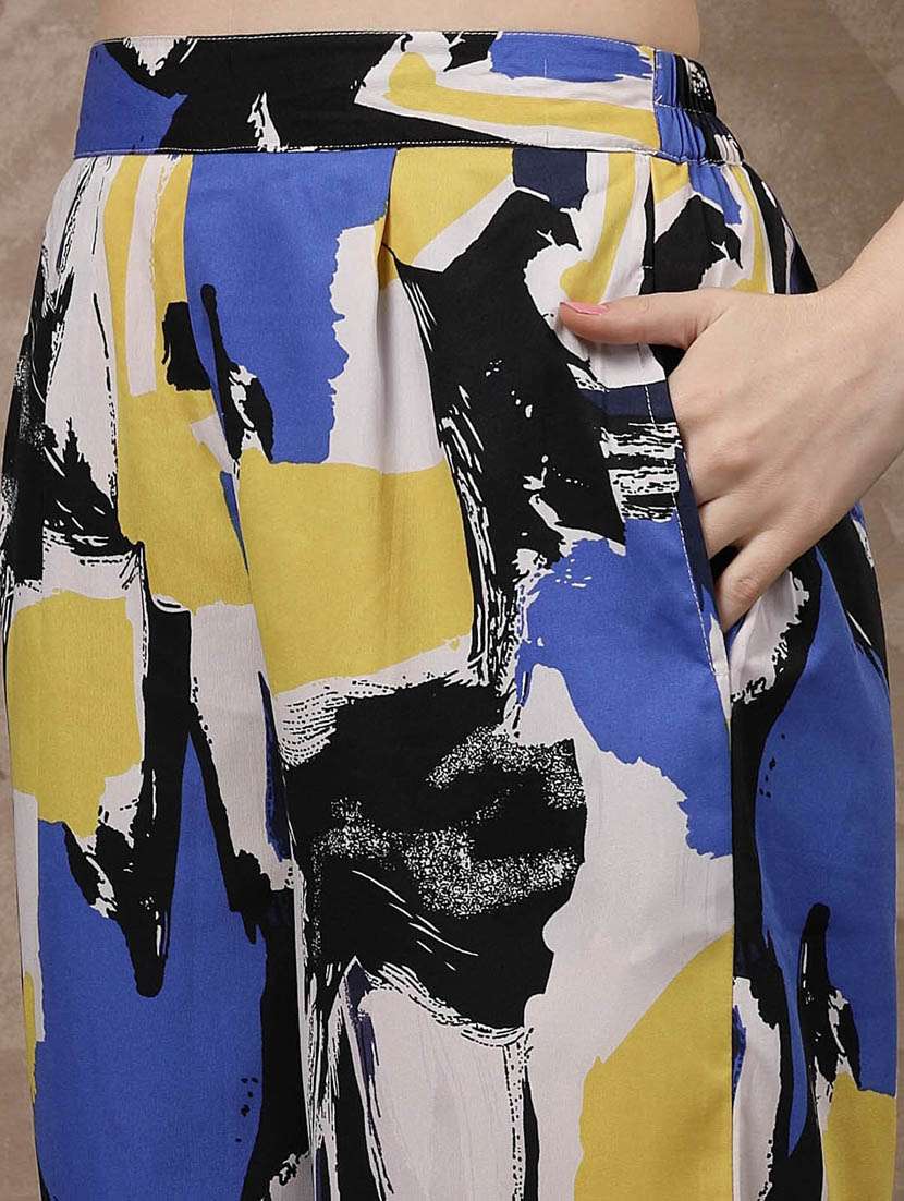 women multi color shirt collar co-ord sets - 20522078 -  Standard Image - 5