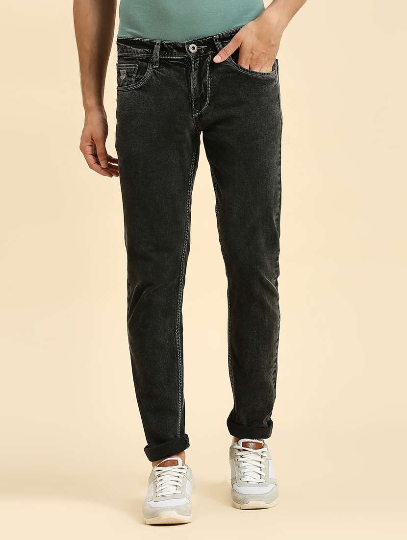 mens slim fit plain jeans