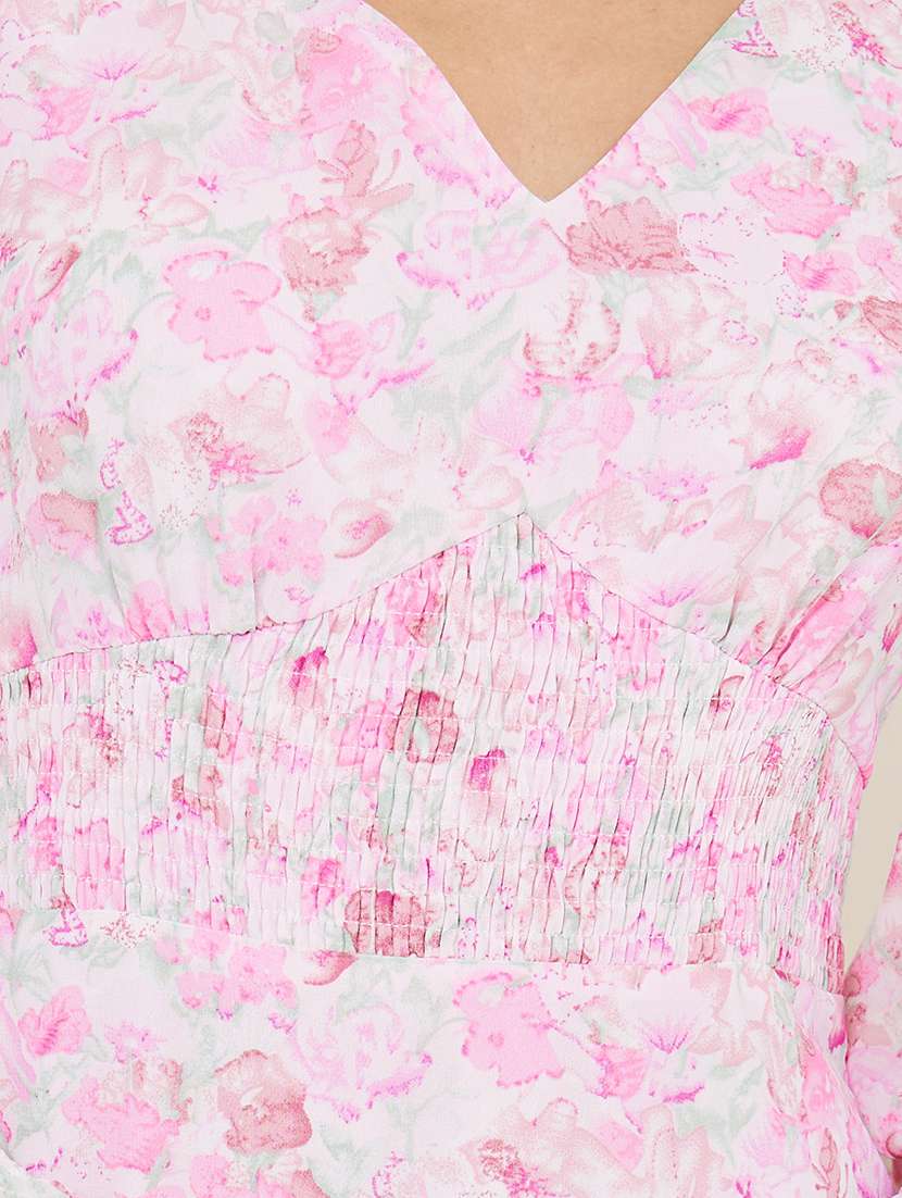 women floral printed tiered dress - 20533338 -  Standard Image - 3