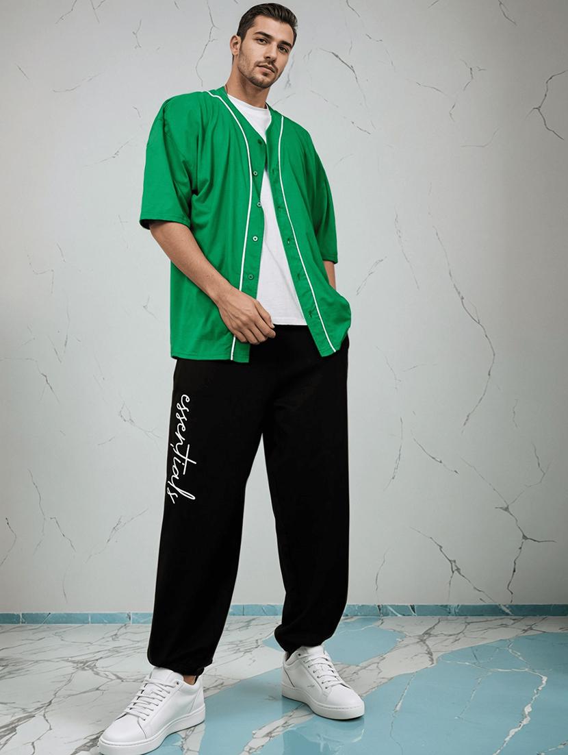 men mid rise placement print jogger - 20533450 - Zoom Image - 0