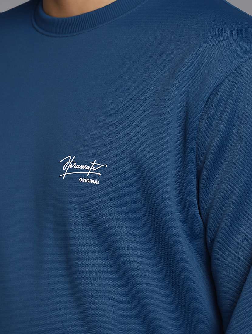 men logo print long sleeve sweatshirt - 20534103 -  Standard Image - 5