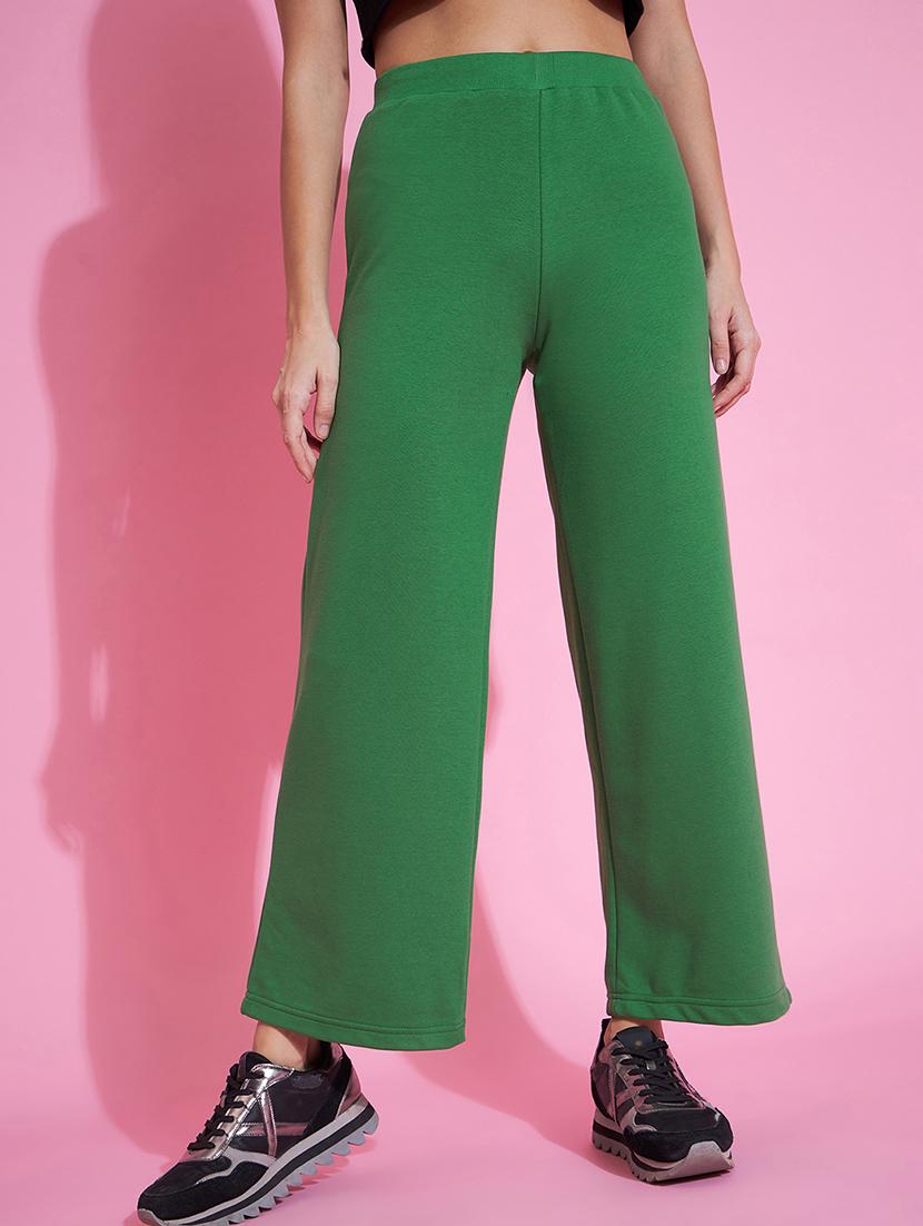 women green cotton track pant - 20534319 - Zoom Image - 0