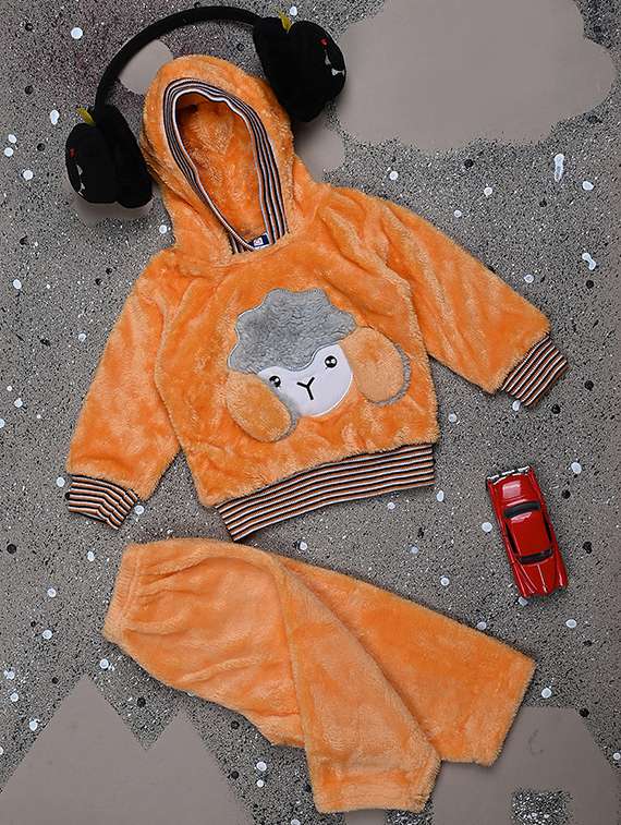 boys solid with work full length set