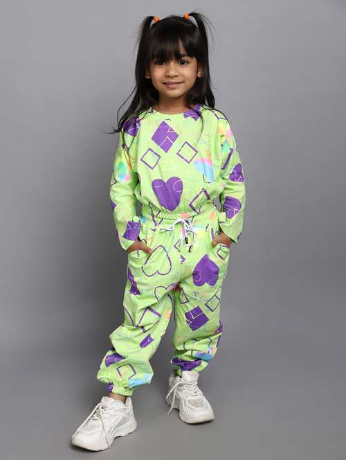 Girls Winterwear Twin Sets & Jump Suits