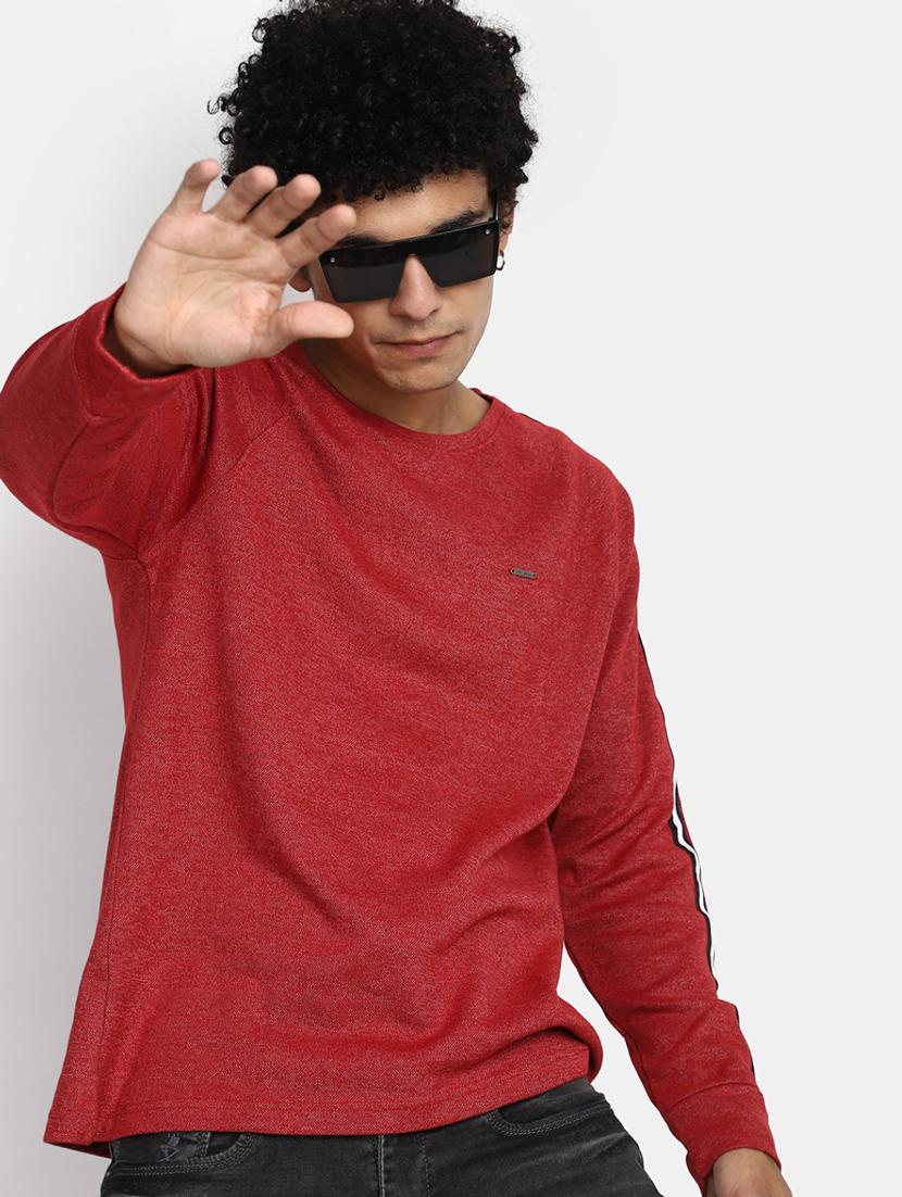men maroon raglan sleeve t-shirt - 20534917 - Standard Image - 3