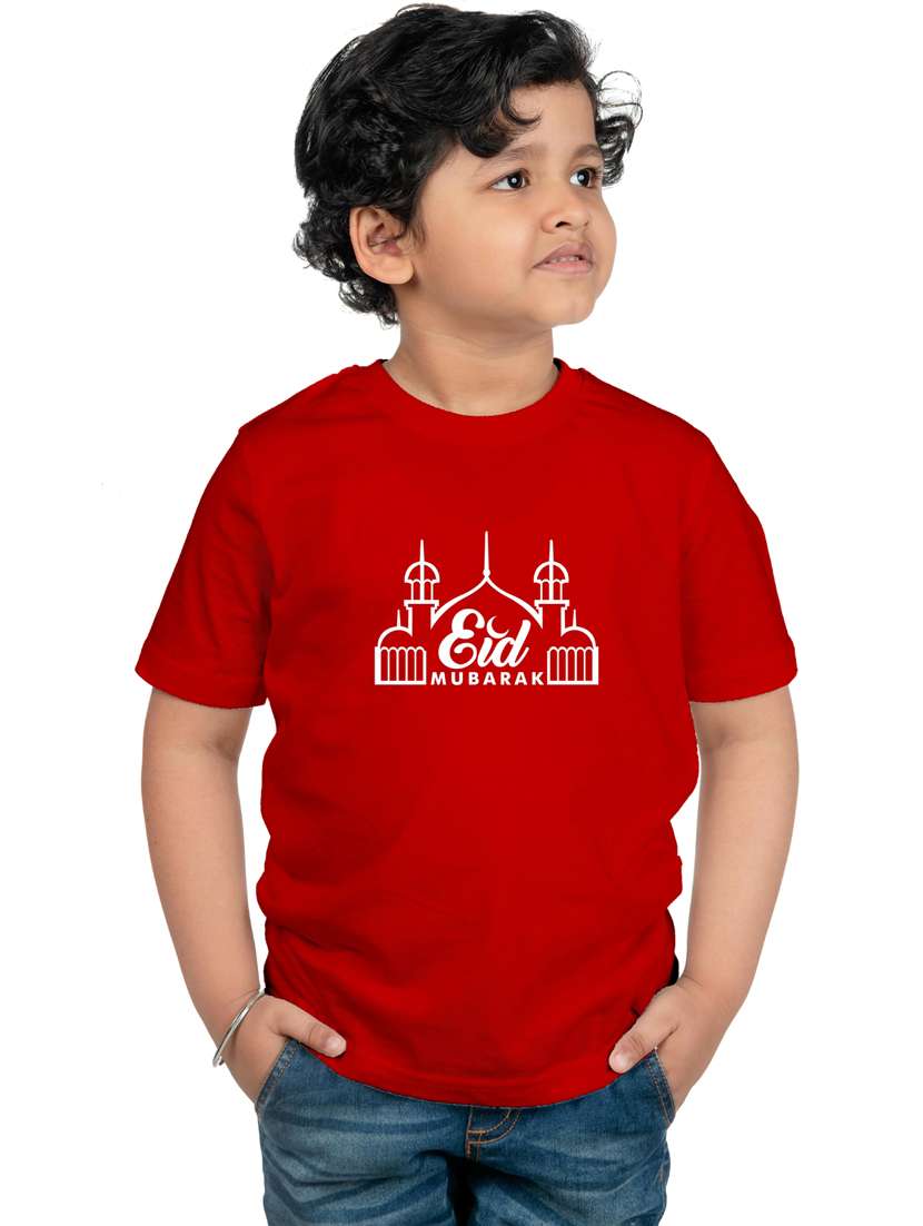 boys round neck graphic printed t-shirt