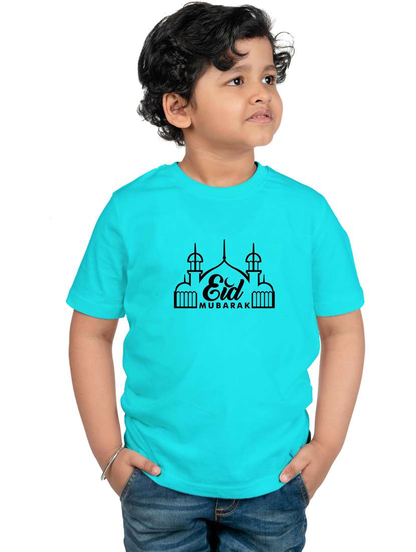 boys round neck graphic printed t-shirt