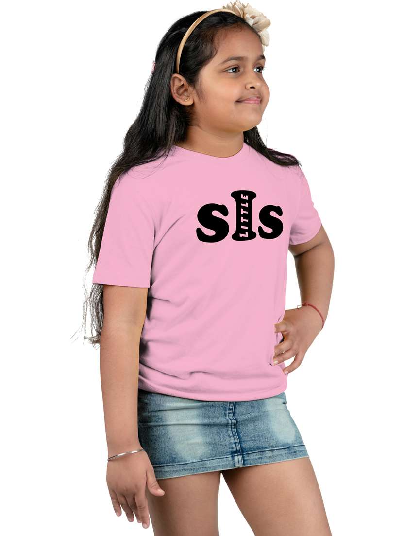 pink cotton blend tee