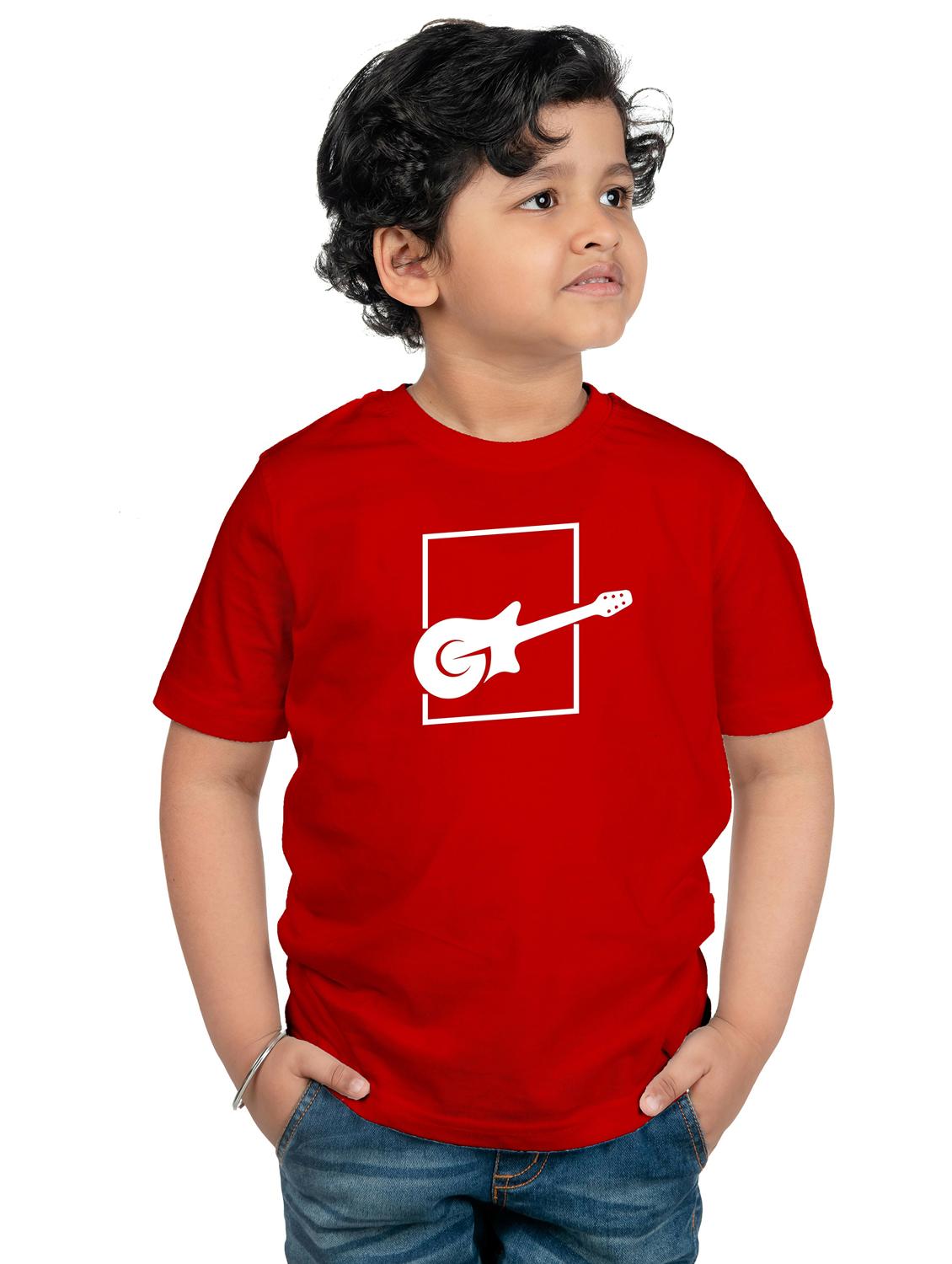 red cotton blend t-shirt - 20535757 - Zoom Image - 0