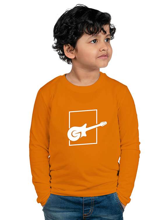 mustard cotton blend t-shirt